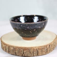 【送禮好物】鐵斑 天目釉茶杯 茶碗 鶯歌陶藝名家葉敏祥作品