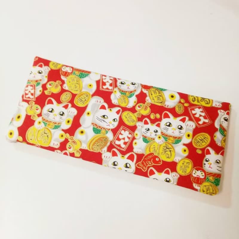 萬用布藝信封袋-可愛招財貓