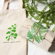 植物學戀人的水壺袋 / 手工網版印刷