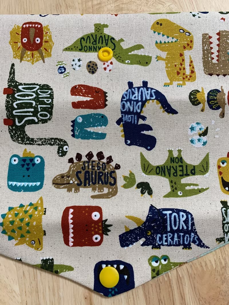 文青風環保纯棉筷袋 摩登侏羅紀 原胚情懷 日本  潮物 收纳 手作