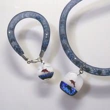 琉光晶鑽項鍊手鍊套組-琉璃墜