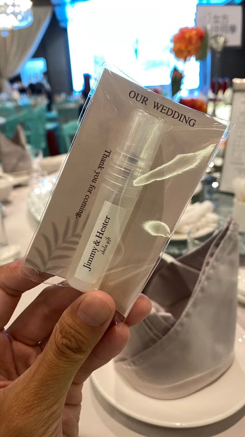 婚禮小物-乾洗手噴瓶5ml (薰衣草香) (10入)