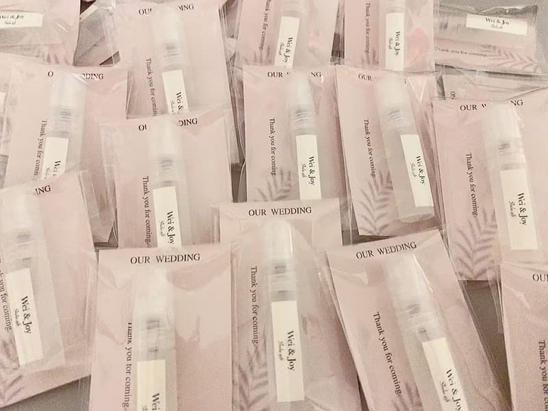 婚禮小物-乾洗手噴瓶5ml (薰衣草香) (10入)