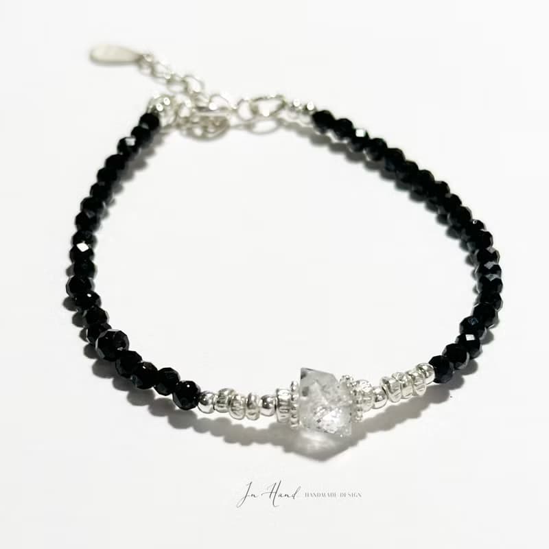 極簡閃靈鑽-純銀系手鍊