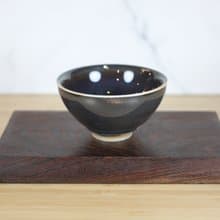 【送禮好物】120ml 天目釉 柴燒茶杯 茶碗 鶯歌名家葉敏祥作品
