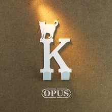 【OPUS東齊金工】當貓咪遇上字母K - 掛勾(優雅白)/衣架/無痕