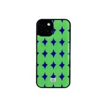 Dia - iphone Epoxy bumper phone case (green)