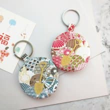彩球兔兔。圓滿金鏟子。兔年結婚禮物平安符袋 (可繡名字)