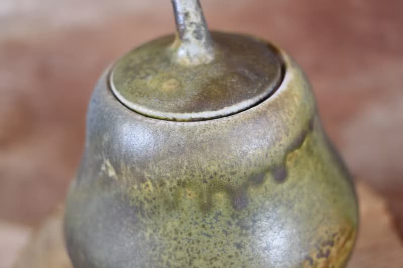 【送禮好物】柴燒自然落灰 葫蘆造型茶倉 茶葉罐 葉敏祥手工作