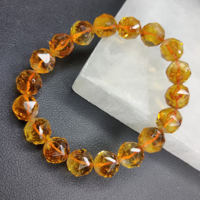 —Starcut 系列— 黃塔晶 Citrine 手串 手鍊 天然水晶 水晶手鍊
