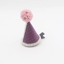 Baby dot cone hat hairclip,happybirthday,party,party hat,cone hat,