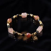 回憶永生 // C1555太陽石金曜石手鍊