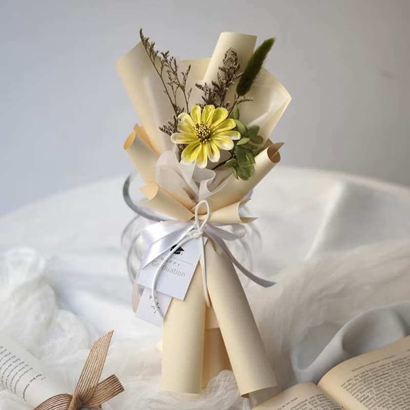 【艸弄Garden Lane Floral】畢業花束-留一抹無悔的青春-璀璨黃S