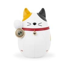 【書擋】招財貓 Lucky Cat Fuu (福貓) 皮革擺飾 l 喬遷禮
