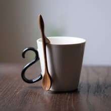 コップに掛ける木のマドラー 小, チーク