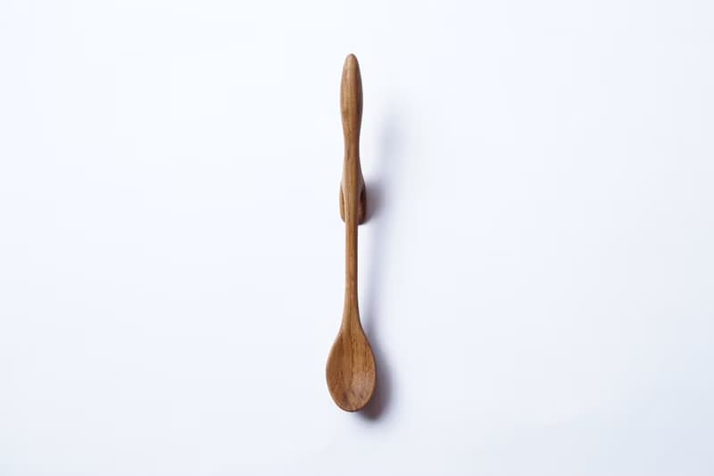 コップに掛ける木のマドラー 小, チーク