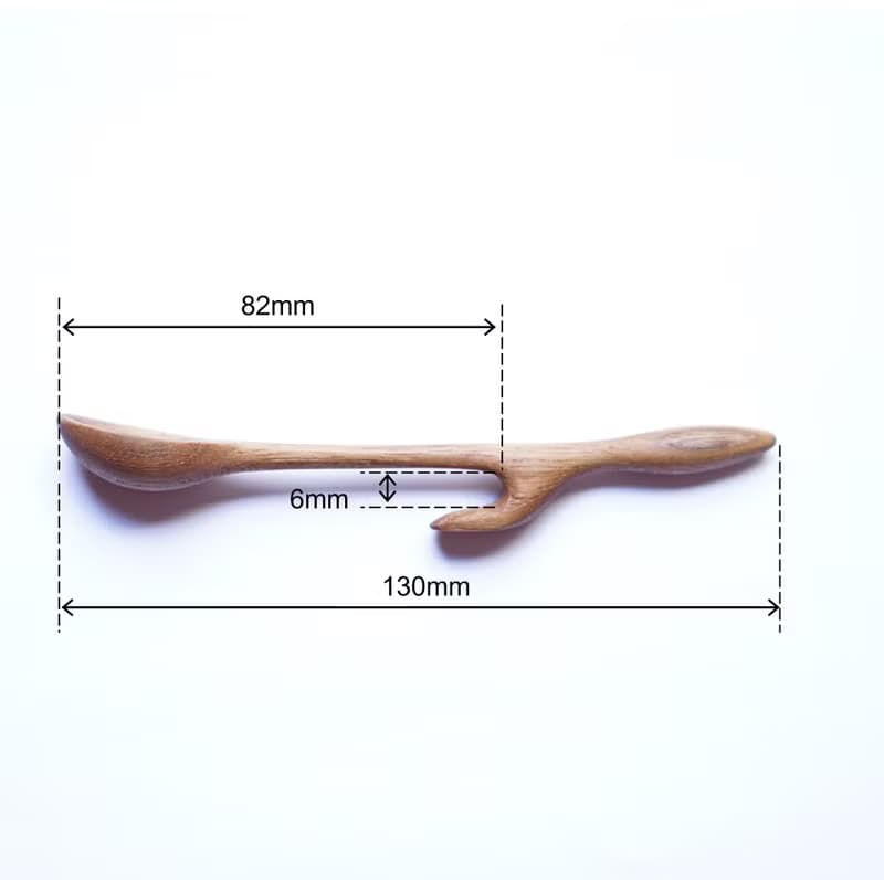 コップに掛ける木のマドラー 小, チーク