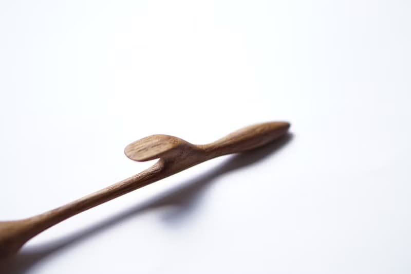 コップに掛ける木のマドラー 小, チーク