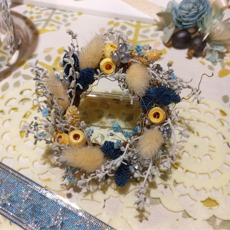 漫森態 聖誕小花圈 乾燥花