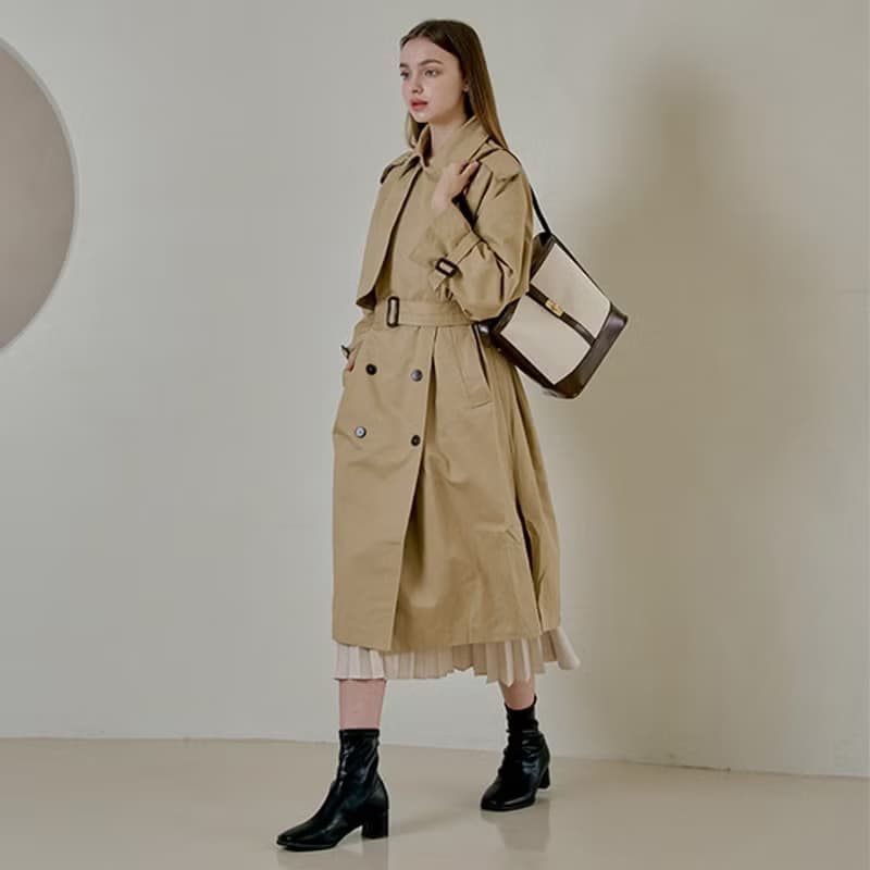 韓國KIMMY BAG | 帆布/灰褐色 | 大容量 手袋 單肩包 水桶包