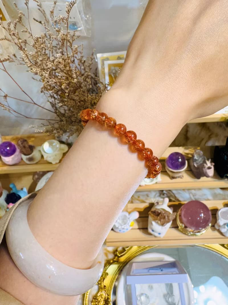 天然小精品金太陽太陽石6.5mm10.83g化太歲事業旺財陽氣正面積極