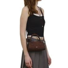 韓國製 MUR Flow Mini 手袋/單肩包/手提袋 (Suede Dark Brown)