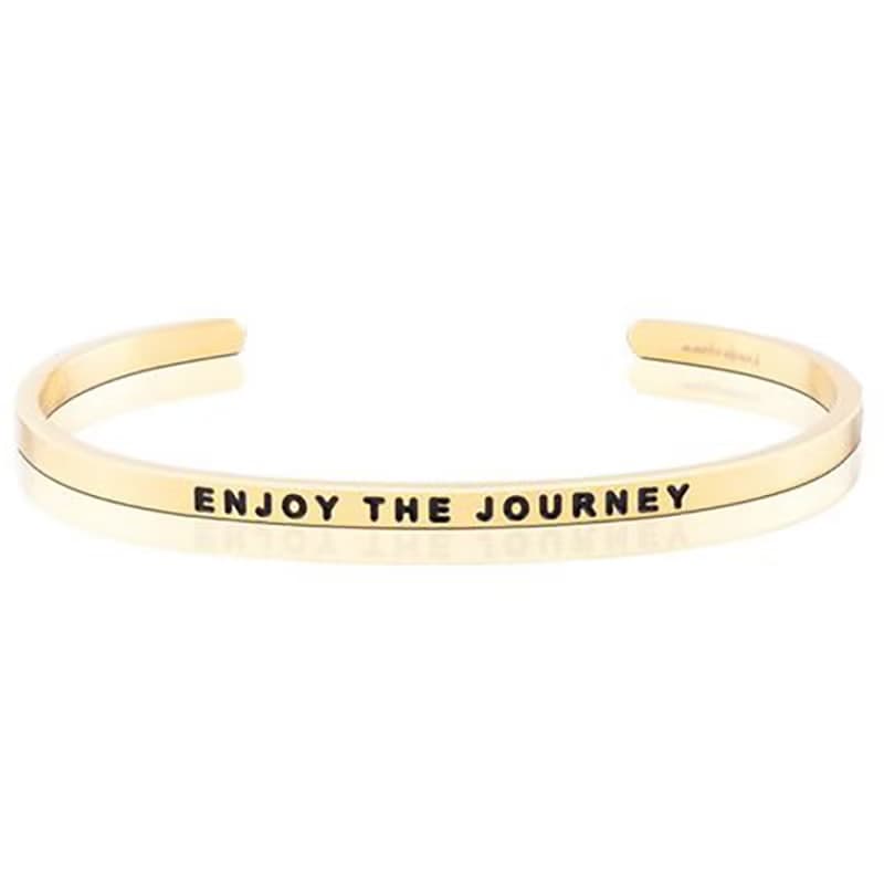 Mantraband悄悄話手環- ENJOY THE JOURNEY 享受人生旅程