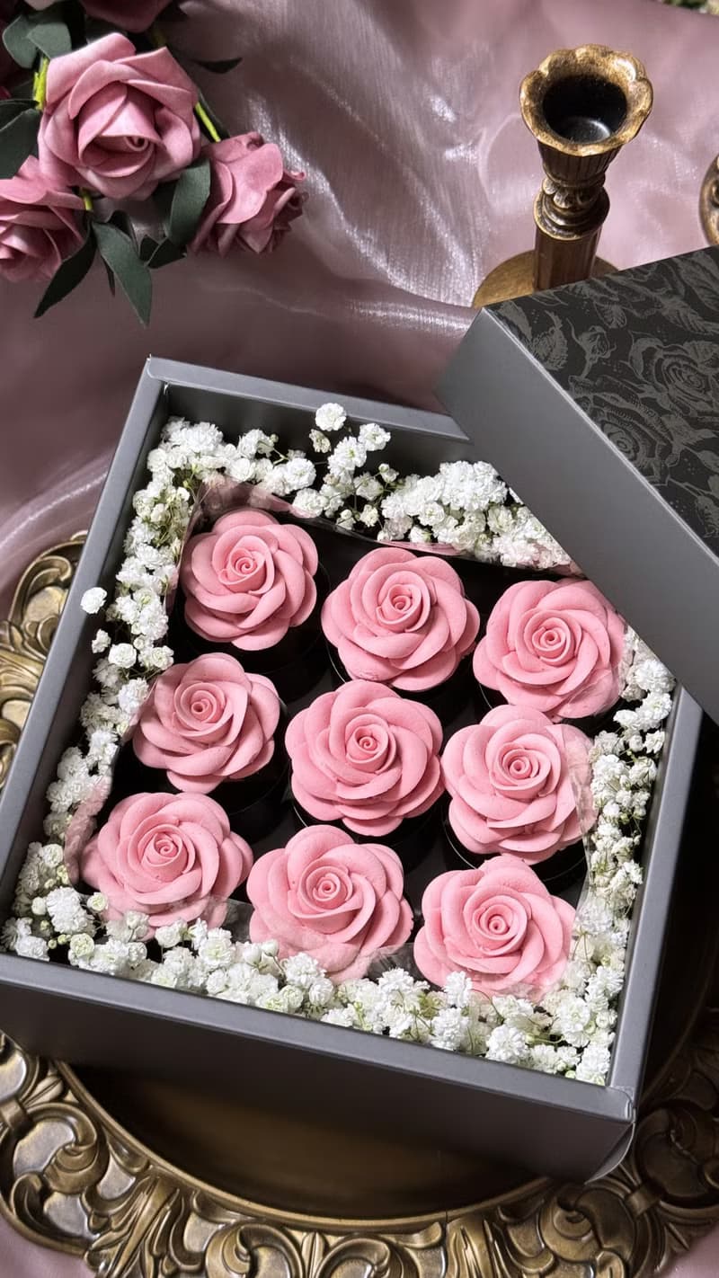 【獨家禮物】粉紅花禮玫瑰花束禮盒/生日禮物/5天後發貨/免運