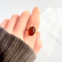 Baltic Amber Ring【gift box】