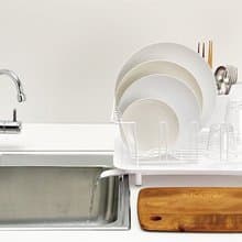 日本LIBERALISTA | 餐具收納瀝水籃 (大) 二色可選 廚房收納幫手