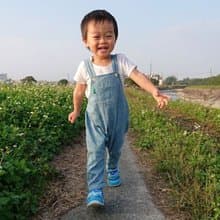 包屁鬆緊吊帶(長)褲-牛1 手作 童裝 吊帶褲 幼兒 兒童 童裝 褲 包