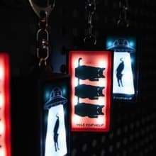 招財貓燈箱鑰匙圈