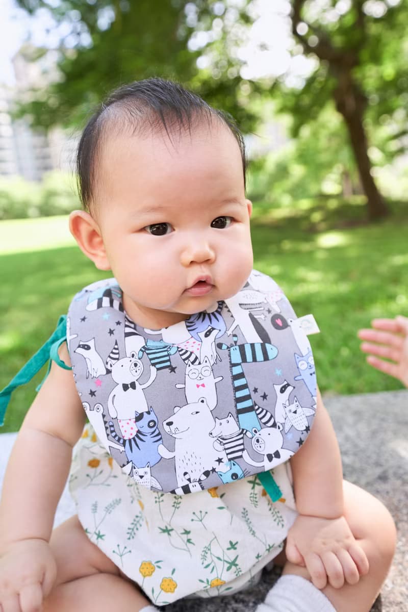 動物派對 寶寶圍兜兜 方兜