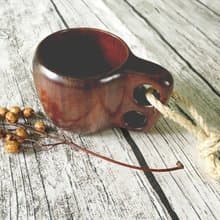 原木手工咖啡杯 - 天然生漆款 (檜木)