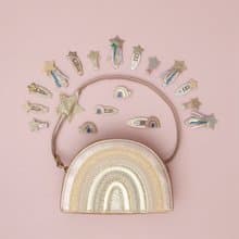 英國Mimi & Lula AW25_夢幻王國_粉嫩彩虹側背包