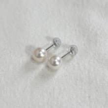 あこや真珠 一粒パールピアス 7-7.5ミリ/7.5-8ミリ/8-8.5ミリ プラチナ K18YG K10YG K10PG 日本産