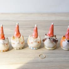 【生活小物】動物大頭陶瓷戒指座 / 戒指手納 / 戒指台