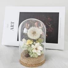 蒲公英永生玻璃花盅 在遠處為你的幸福而祈禱