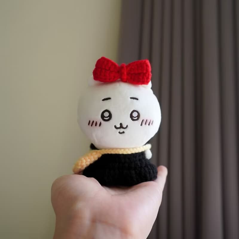 魔法少女-黑 娃衣 吉伊卡哇 ちいかわChiikawa 10cm適用