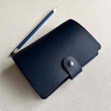 Kyoto A7 六孔活頁書衣/手帳- 航海藍/石墨黑 /岩灰色/自然棕