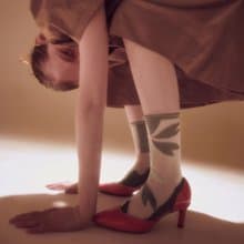 モカ・mocha / organic cotton  /socks