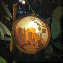 中秋 香港紙雕燈籠