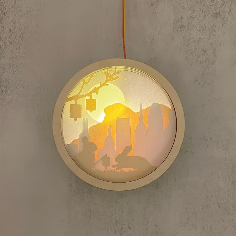 中秋 香港紙雕燈籠
