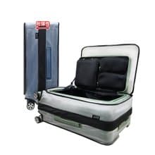 【Deseno笛森諾】尊爵傳奇V 25吋 前開擴容霧面箱套-黑色