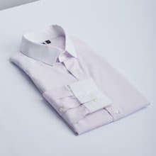 白領粉紫直紋襯衫-看似很難穿搭,但你試過就會愛上的淺紫襯衫