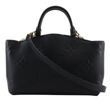 【日本直送】ルイ・ヴィトン LOUIS VUITTON プティ・パレPM ハンドバッグ M58916 モノグラムアンプラント ノワール 黒 2WAY【中古】