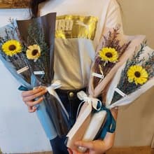 FM002 老師禮物 索拉花 向日葵 畢業花束 畢業禮物 送老師 乾燥花