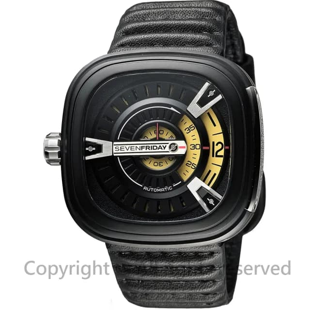 【SEVENFRIDAY】M2 設計師工藝自動上鍊機械錶-黑 送禮 禮物 推薦(M2)