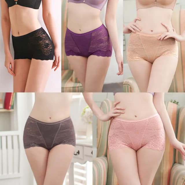 【尚芭蒂】隨機5件組 MIT台灣製/輕薄塑身無痕內褲M-XXL/大尺碼提臀塑褲/束腹束褲塑身褲/母親節/禮物