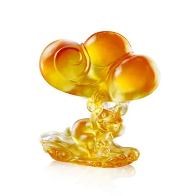 【琉璃工房 LIULI】運開來 錢鼠 入厝禮/結婚/開業(送禮/琉璃/禮物/水晶/藝術品/禮贈/企業)